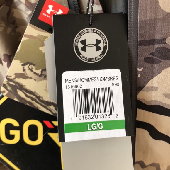 Under armour jacket gore Tex desert camo new L - Picture 5 of 7